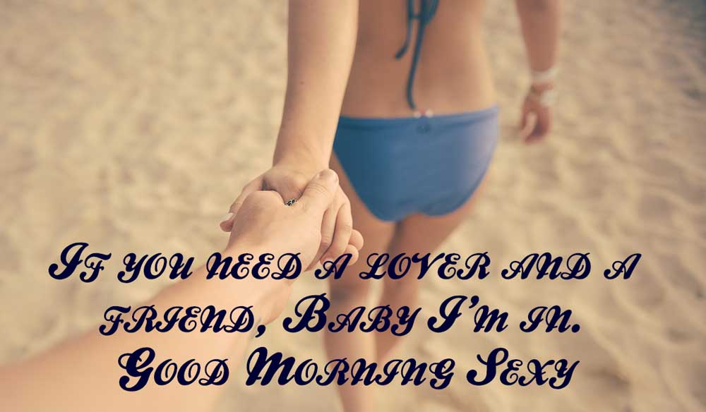 baby good morning sexy sayings
